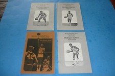 (4) MICHIGAN STATE GAME DAY BASKETBALL PROGRAM LOT - BRAD VAN PELT, FURLOW 1973