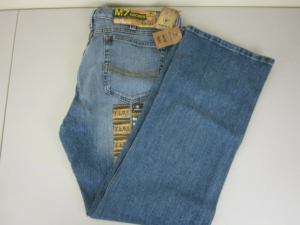 Ariat M7 Rocker Men s Low Rise Wider Boot Cut Jeans Size 40 32 NWT