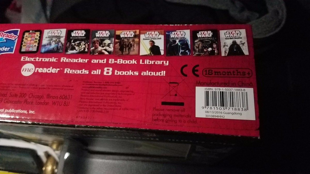 Star Wars Saga Me Reader 8 Books 3 Inch eReader Toy Kids Learning 