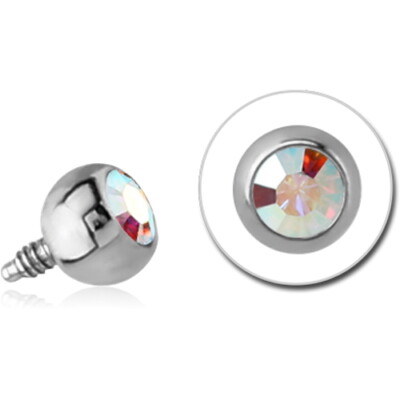 Eeddoo Color Titan Piercing-Schraubspitze – Bunte PVD-Beschichtung, Gewinde 1,2 Oder 1,6 Mm, Größen 3–6 Mm – In Blau, Regenbogen, Gelb, Grün, Hellblau, Lila, Pink