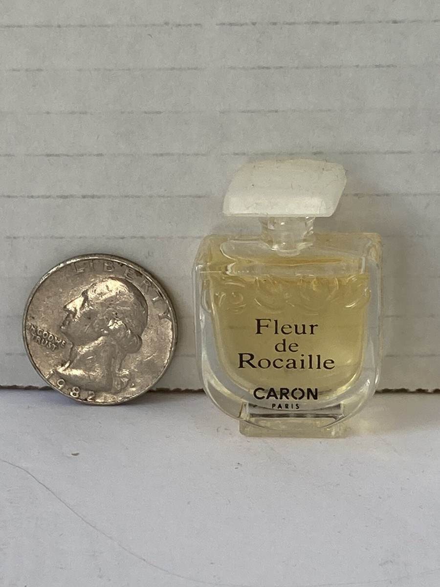Vintage Caron Fleur De Rocaille Parfum Splash Mini Bottle .10 fl