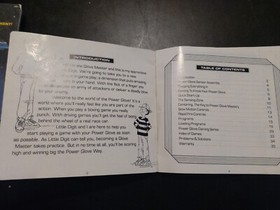 Power Glove  Instructions Manual Nintendo NES MATTEL 
