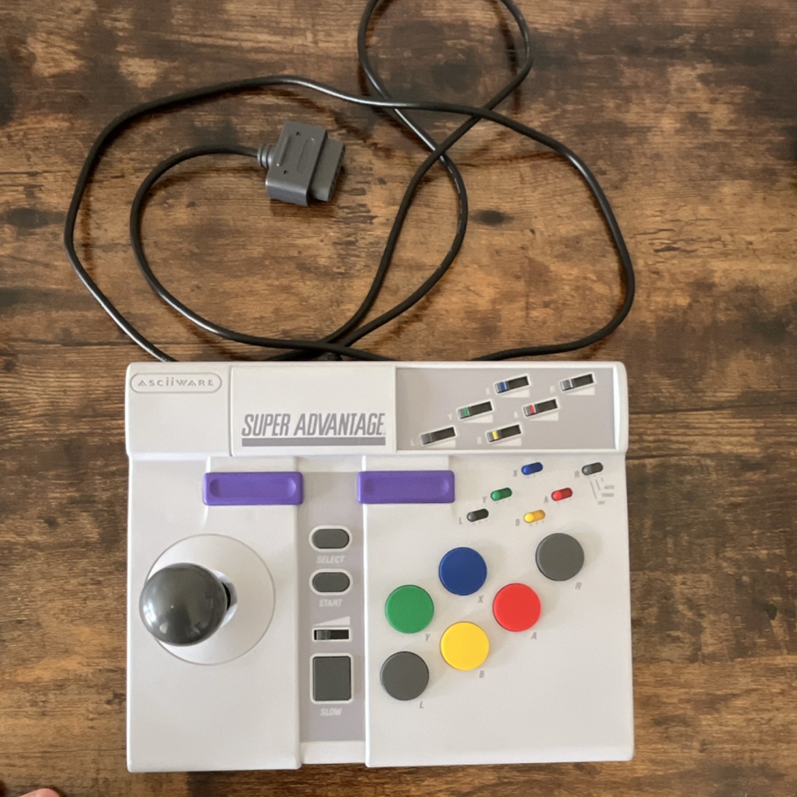 Asciiware Super Advantage Joystick Controller for Nintendo SNES