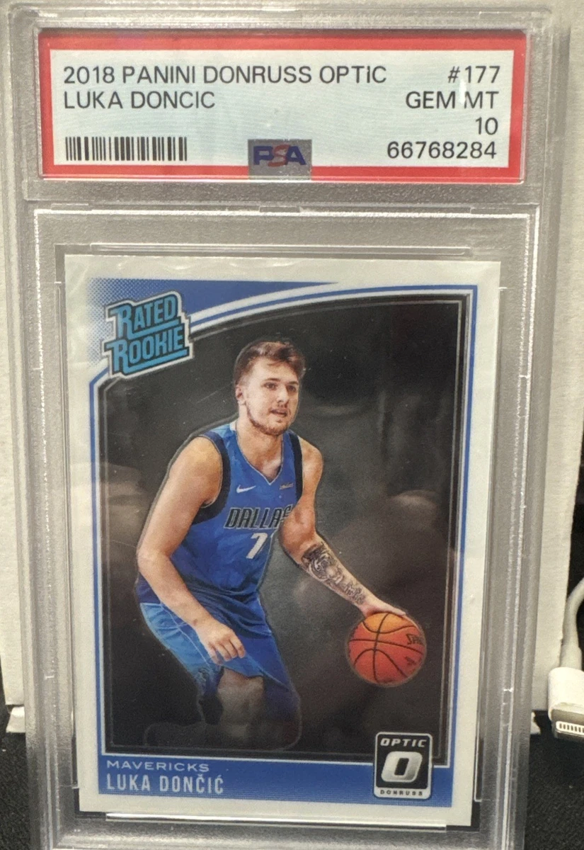 Luka Dončić 10 Graded Basketball Rookie Sports Trading Cards
