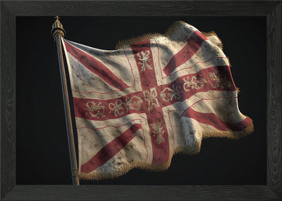 England Flagge gerahmtes Wandbild Poster Leinwanddruck Bild
