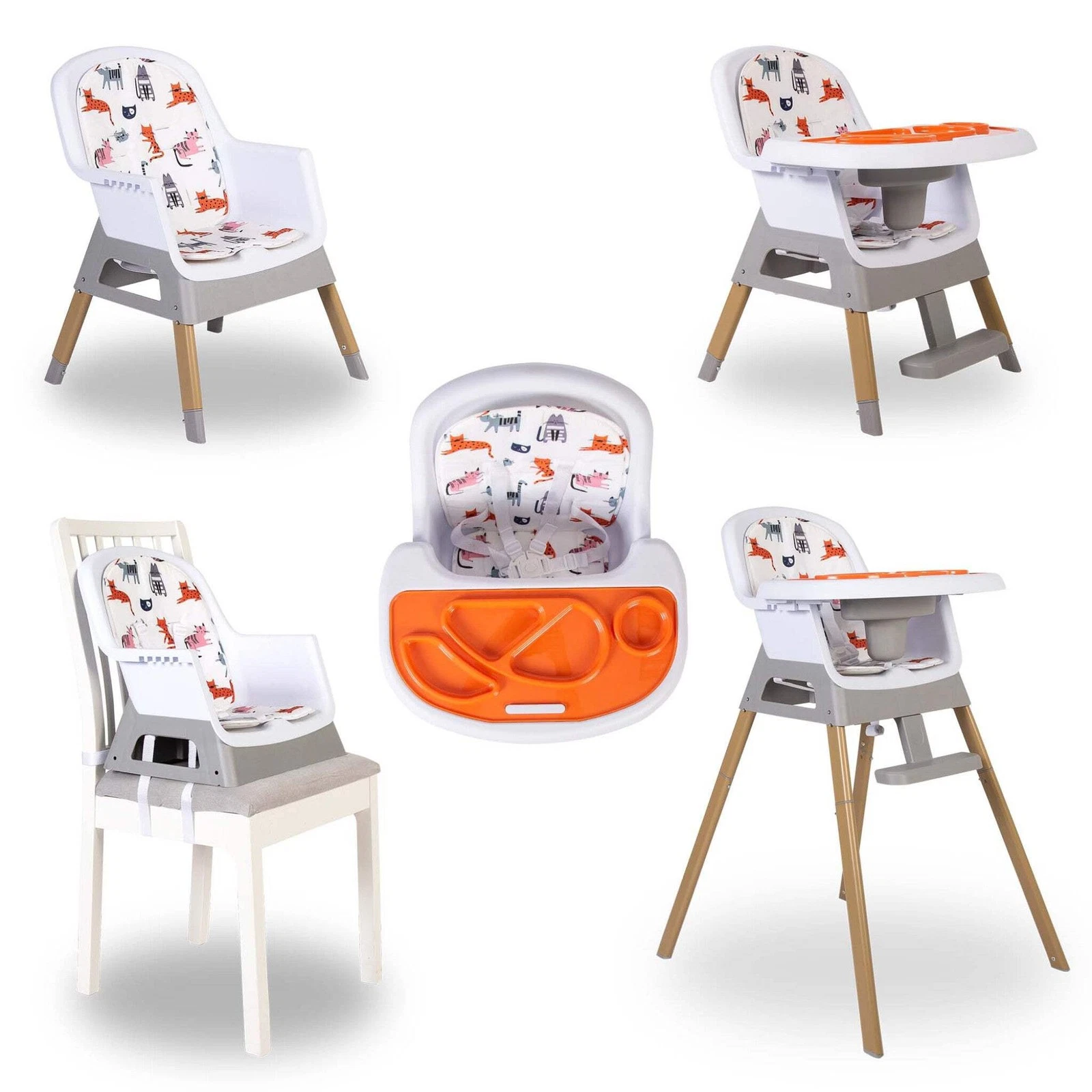 Red Kite Feed Me Snak 4-in-1 Highchair Booster Seat NEW