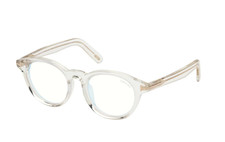 NEW TOM FORD TF5931-DB 026 TRANSPARENT BLUE BLOCK LENS AUTHENTIC EYEGLASSES