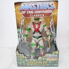 2018 Super7 MOTU Classics MOC 10th Anniversary 6  Wrap Trap Figure Mattel S7014