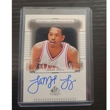 Lamont Long G Upper Deck SP Top Prospects First Impressions Autograph Card #LL