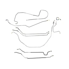 Power Disc Brake Conversion Line Kit 1967-68 Pontiac Firebird 8pc OE Steel