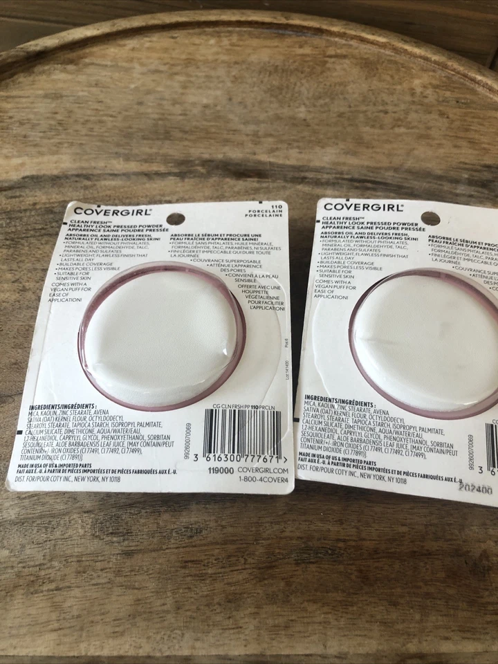 (2) Covergirl Clean Fresh Healthy Look Pressed Facial Powder Porcelain 110 - Image 4 of 4