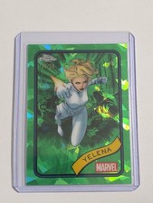2025 Topps Marvel Chrome Sapphire Yelena /99 Green #83