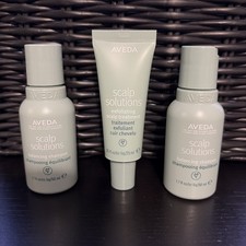 Aveda Scalp Solutions shampoo 2 x 50ml & exfoliating scalp treatment 25ml 