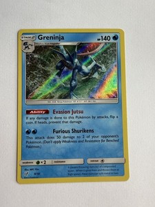 greninja pokemon card ebay Pokmon card Greninja GX Hidden Fates 2019