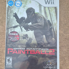 Majesco Greg Hastings Paintball 2 Nintendo Wii Game E10+ NTSC w/ Case Disc