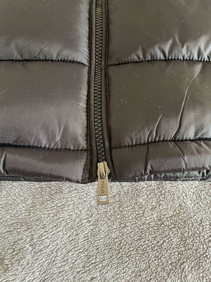 Doudoune Ralph Lauren Noir Logo Rouge - Photo 4/4