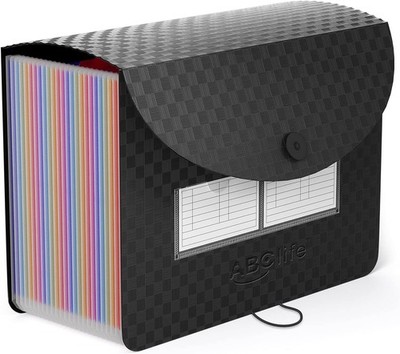 Document Folder A4, Folder A4, 26 Expanding File Organiser, Large Capacity