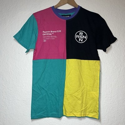 Reason brand shirt street wear Color Block Art Tee Men s Small Street wear NWT