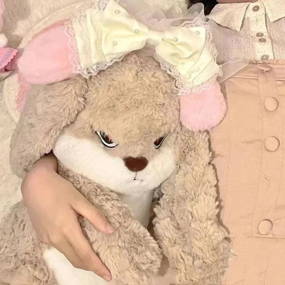 Angry Rabbit Plush Toy, 30cm Large Size Stuffed Bunny, Grumpy Cute Plush Doll*