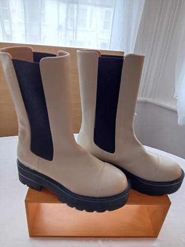 Stuart Weitzman Presley Ultralift Beige (Off-White) Bootie Größe EU36,5/UK4 S5636 - Bild 7 von 13