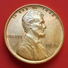 1935-P AU RB Lincoln Wheat Cent ACTUAL COIN FAST SHIPPING 473