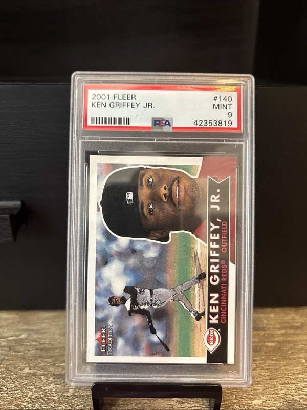 KEN GRIFFEY JR. 2001 Fleer Tradition #140 PSA 10 GEM MT HOF