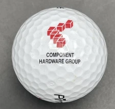 Component Hardware Group Logo Golf Ball (1) Pinnacle Gold LS Pre-Owned