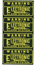 4 Warning Security System Stickers Home Alarm Decal Vinyl 4 Warning Security System Stickers Home Alarm Decal Vinyl