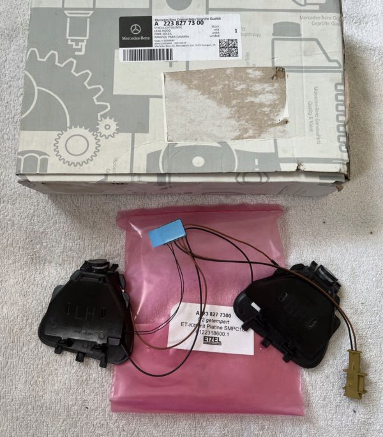 Support caméra multifonctions Mercedes W223 fixe le capteur ADAS pour un guidage précis