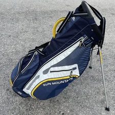 Sun Mountain Three 5 Stand Bag 4-Way Divider Dual Strap Golf Bag