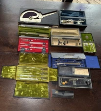 Vintage Drafting Tools Lot LUTZ, ALTENEDER, DIETZGEN, KEUFFEL & ESSER CO