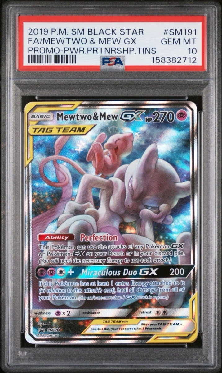 その他 Mewtwo & Mew TagTeam GX SM191 Sun & Moon Las mejores