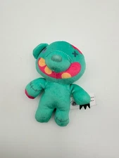 Deddy Bears Mystery Mini Plush Gothic Coffin Case Zombear Undead Zombie Blue 5"