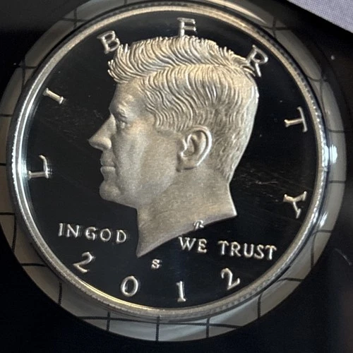 2012 S Silver Proof Kennedy Half Dollar From Proof Set