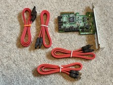 HighPoint RocketRAID 2640X4 SGL PCI-Express x4 SATA/SAS Controller Card  cables