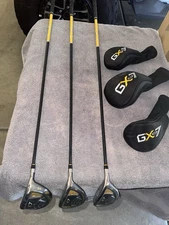 GX-7  Driver-Wood Set 14° 18° 21° Graphite Senior & Regular Flex 55g Mens RH