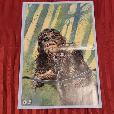 CHEWBACCA STAR WARS Aragones Art Poster dark horse extra 17 VTG 14'' x 22'' comics