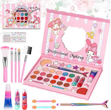 Trucchi Bambina Set, 37Pz Di Trucco per Bambini, Set Trucco per Bambini Ragazze,