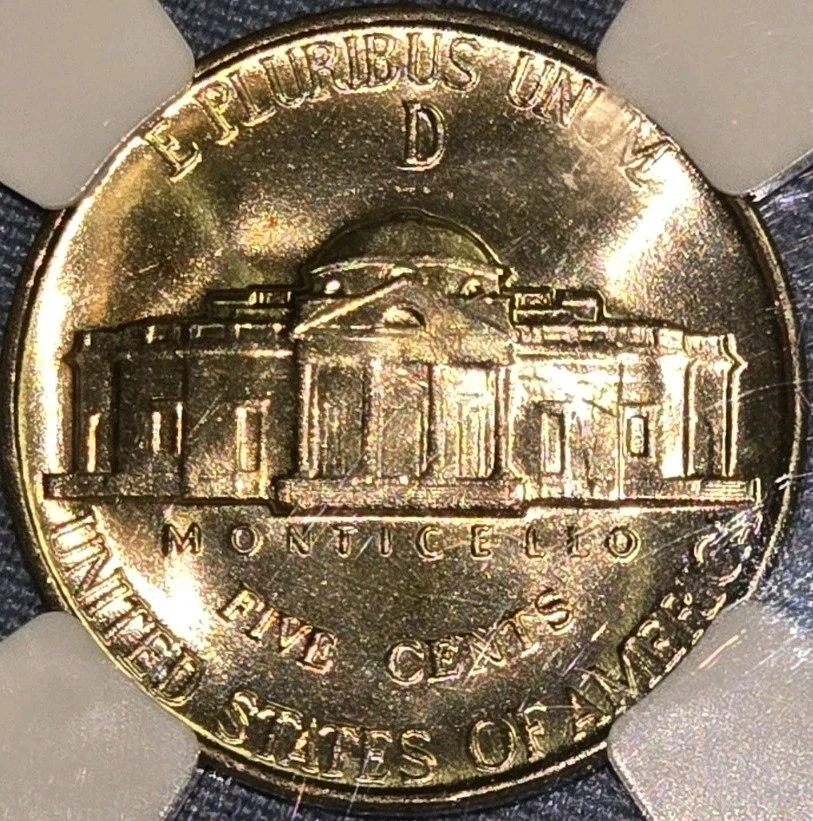 1943-D Jefferson Nickel • Silver Wartime • NGC MS67 5FS • Stunning Luster • Prem - Image 4 of 4