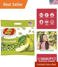 3.5 OZ Bag of Tasty Juicy Pear Jelly Beans - Ideal for Birthdays and Holidays