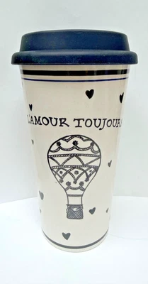 Juliska L'Amour Toujours Travel Mug/Cup, Plastic/Silicone, MTM04/10