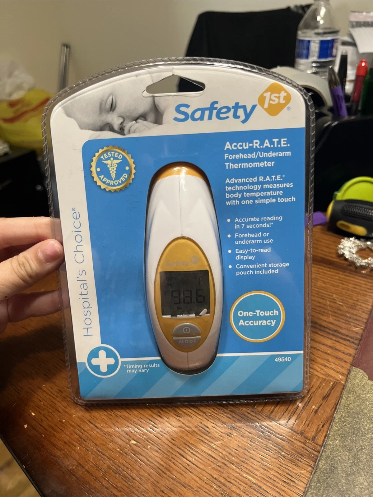 Safety 1st Accu-R.A.T.E Forehead/Underarm Thermometer