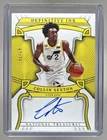 Collin Sexton 2022 National Treasures #DEF-CSX Definitive Ink Auto 67/75