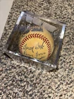1971 philadelphia phillies Team Signed Baseball & Case, ONL Feeney