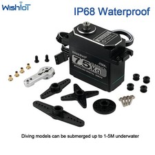 75kg BLS3375 All Metal Brushless Digital Servo Waterproof for Underwater Robot