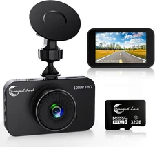 Camara De Espejo Para Carro Auto De Vídeo Grabadora reversa y Frontal 1080P HD