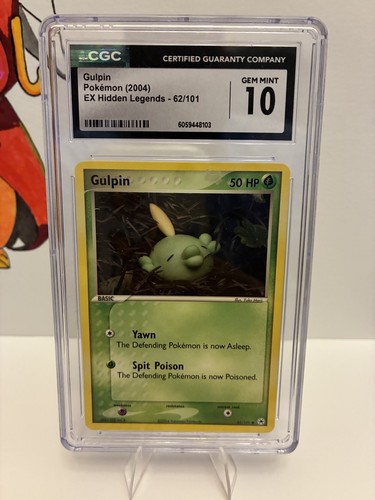 Gulpin graded CGC 10 for sale on eBay