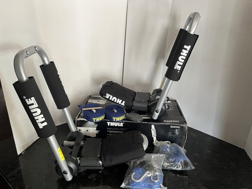 Thule Hull-A-Port Pro Folding Rooftop Kayak Carrier 835PRO W/Box Great Condition