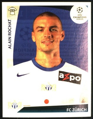 Champions League (2009-10) Fig. n.196 Ed.Panini Alain Rochat FC Zürich New  