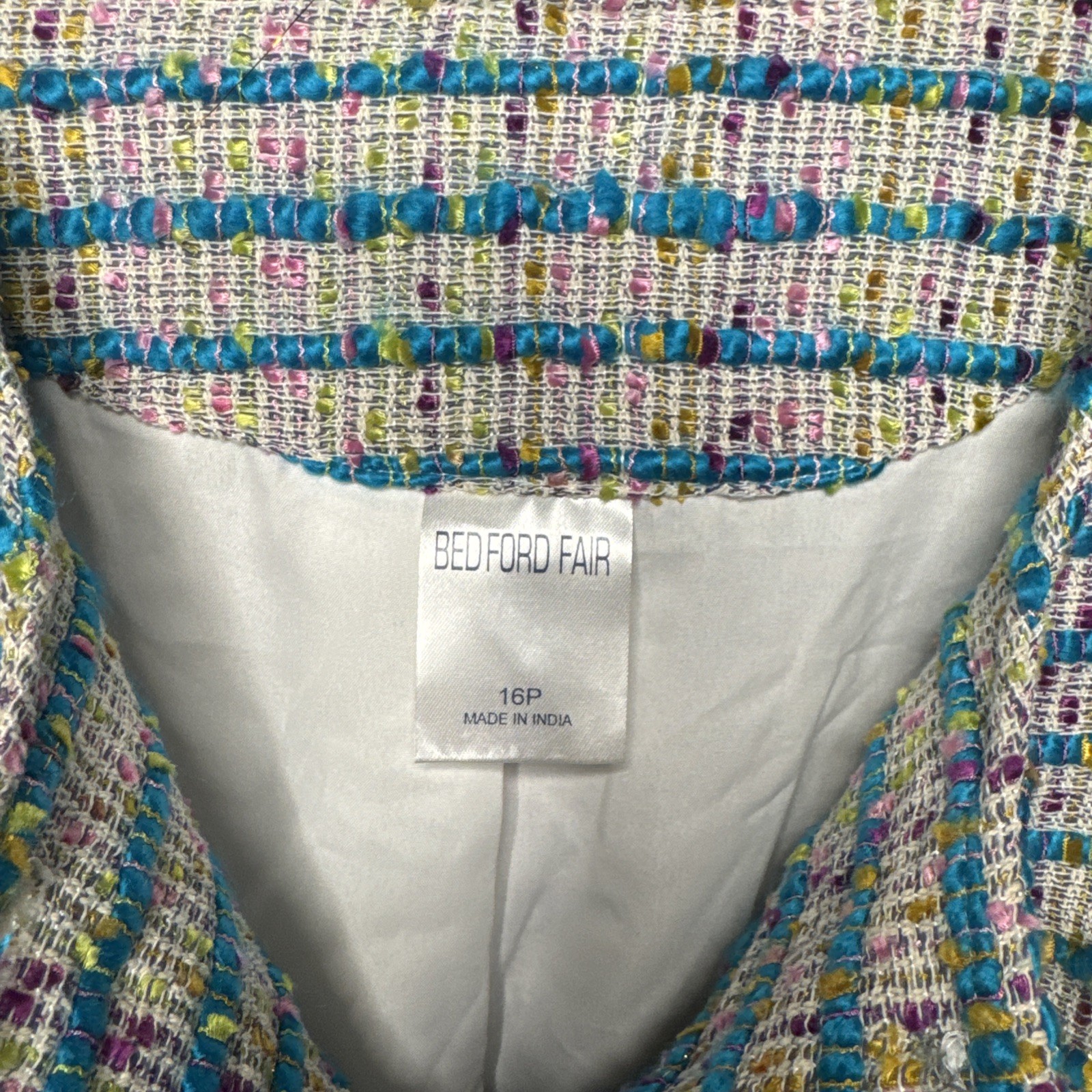 Bed Ford fair Women’s Button Down Jacket Size 16P - image 3